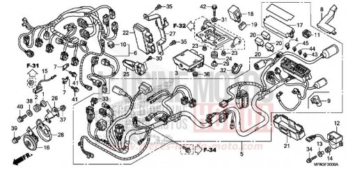 FAISCEAU DES FILS CB1000RAE de 2014
